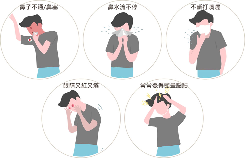 過敏性鼻炎症狀-iskinnose