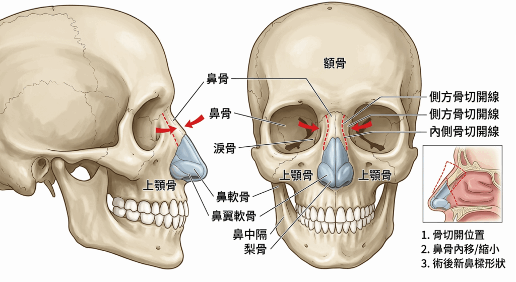 敲鼻骨手術